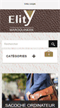 Mobile Screenshot of elity-maroquinerie.fr